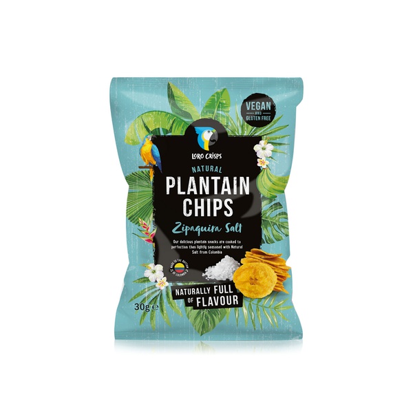 اشتري Loro Crisps plantain chips zipaquira salt 30g في الامارات