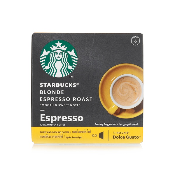 اشتري Starbucks blonde espresso roast capsules x12 66g في الامارات