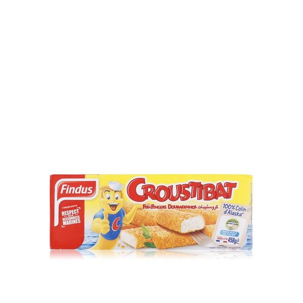 Buy Findus croustibat fish fingers 458g in UAE