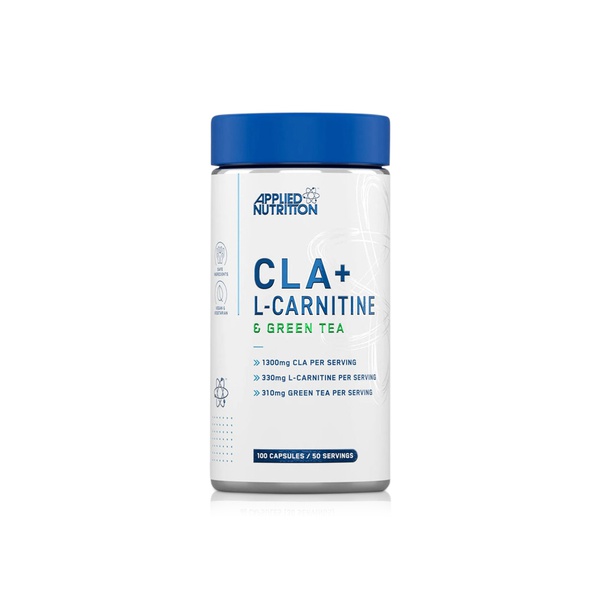 Applied Nutrition CLA+ L-Carnitine & Green Tea Capsules x 100