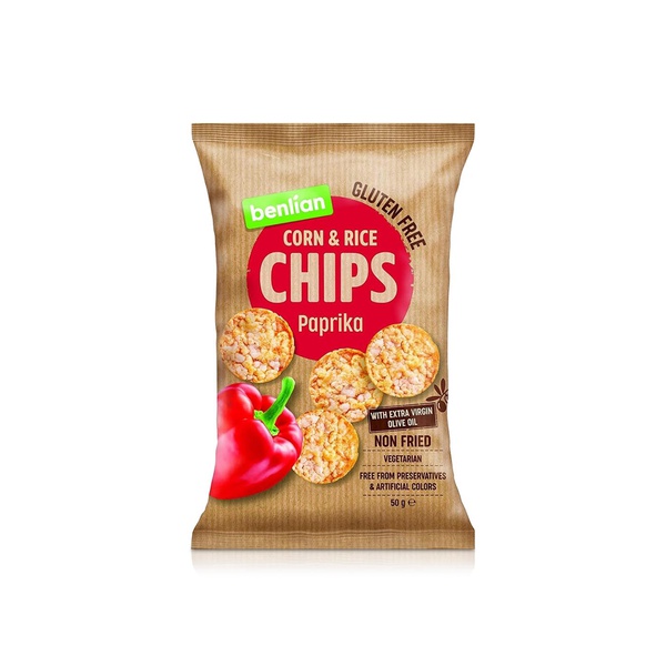 Benlian Paprika Corn and Rice Chips 50g
