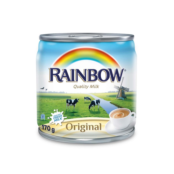 Buy Rainbow evaporated milk original 170g in UAE