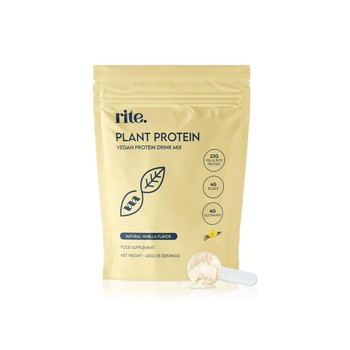 Rite Plant Protein Vanilla Food Supplement 450g