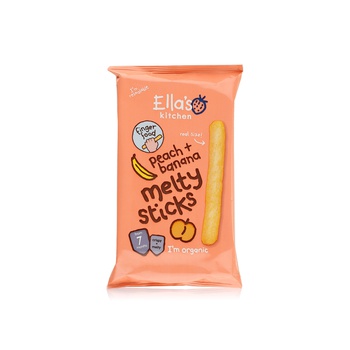 Ella's Kitchen Organic Peach and Banana Melty Sticks 16g