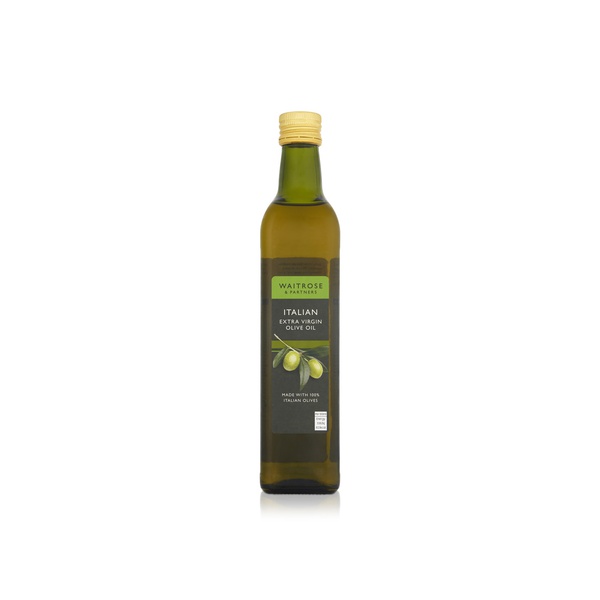 Waitrose Italian Extra Virgin Olive Oil 500ml