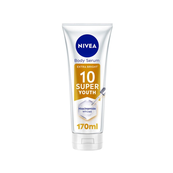 NIVEA Super 10 Youth Body Serum with Niacinamide, Vitamin C & E 170ml