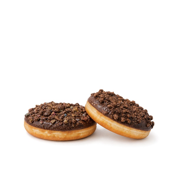 Chocolate Donuts with Crushed Candy x2 196g