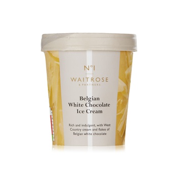 Waitrose Creamy White Chocolate Ice Cream 500Ml