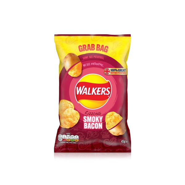 Walkers Smokey Bacon Crisps 45g
