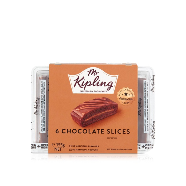 Mr Kipling Chocolate Slices 6 Pack