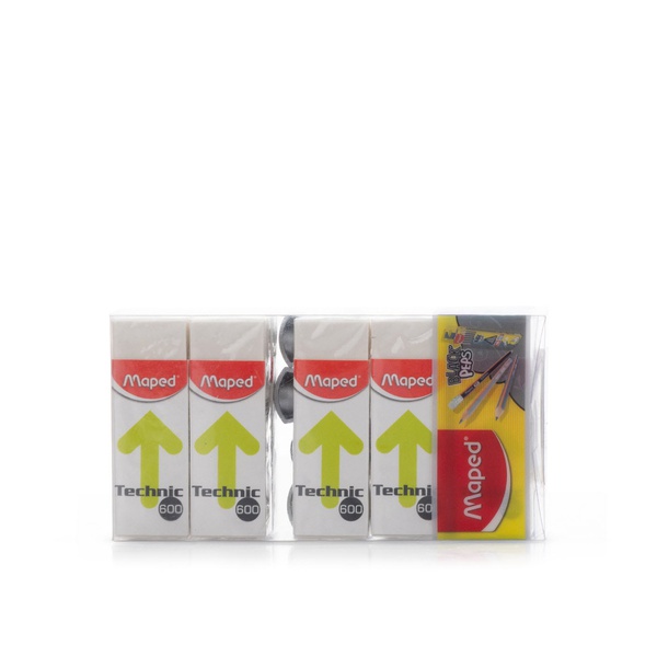 Maped Erasers x 9 & Metal Sharpeners x 4