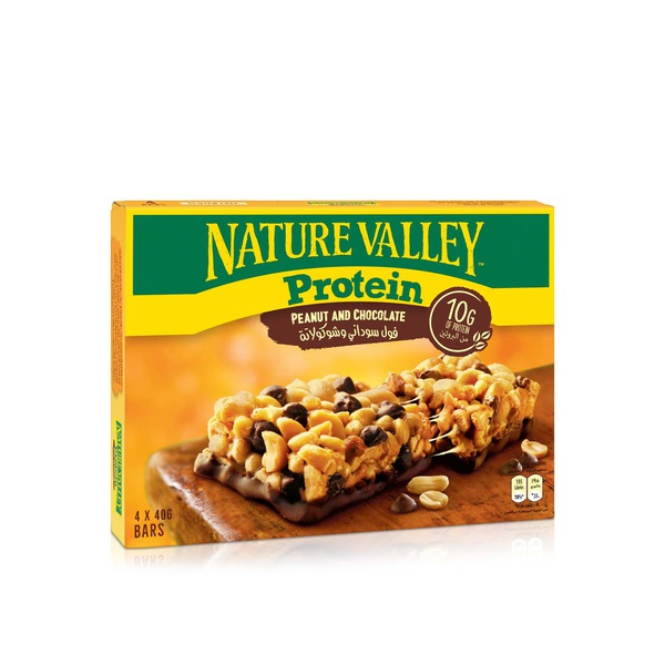 Nature Valley Peanut and Chocolate Protein Bars 4 x 40g