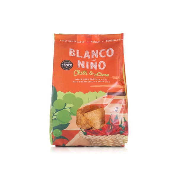 Blanco Nino Chilli and Lime White Corn Tortilla Chips 170g