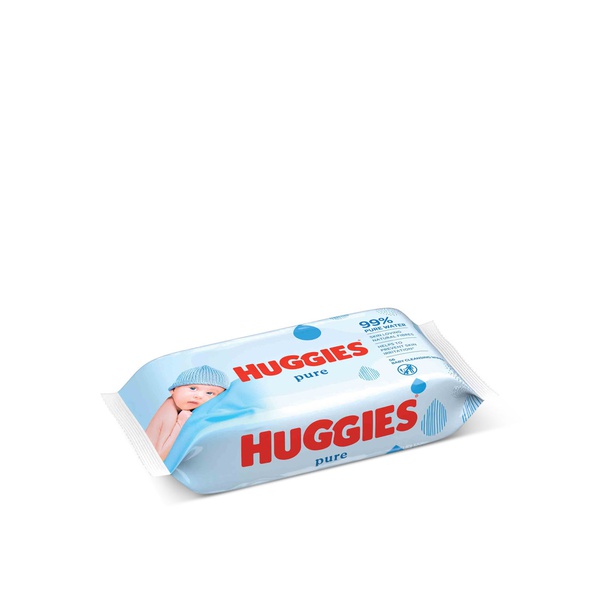 Huggies Pure Baby Cleansing Wipes 56s