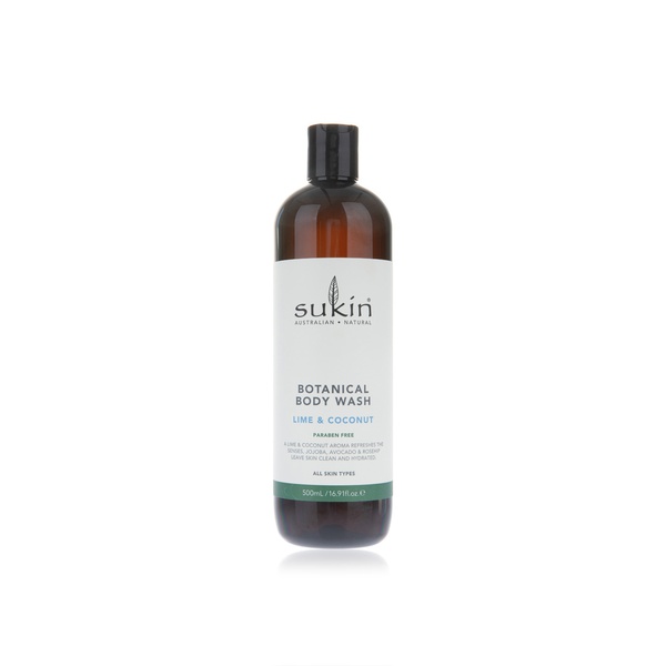 Sukin Botanical Body Wash Lime & Coconut 500ml