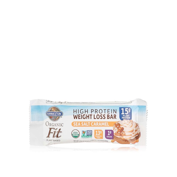 Buy Garden of Life sea salt caramel weight loss bar in UAE