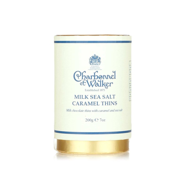 Charbonnel Et Walker Milk Sea Salt Caramel Thins 195g