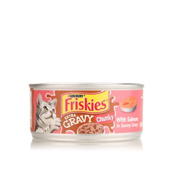 Purina Friskies Salmon with Extra Gravy Cat Food 156g