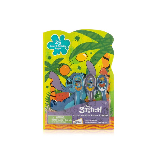 Disney Stitch Activity Book and Shaped Crayons