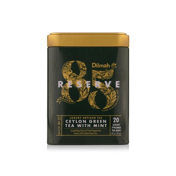 Dilmah 85 Reserve Ceylon Green Tea with Mint Tin 40g