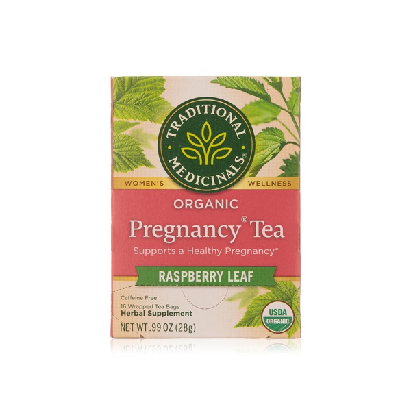 Buy Traditional Medicinals organic raspberry leaf pregnancy tea 16 bags 28g in UAE