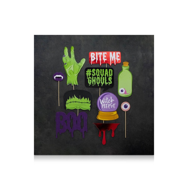 Hootyballoo Halloween Photo Booth Props x 10