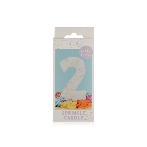 Hootyballoo Sprinkle Candle Number 2