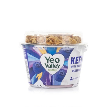 Yeo Valley Blueberry Kefir Yoghurt with Granola 180g