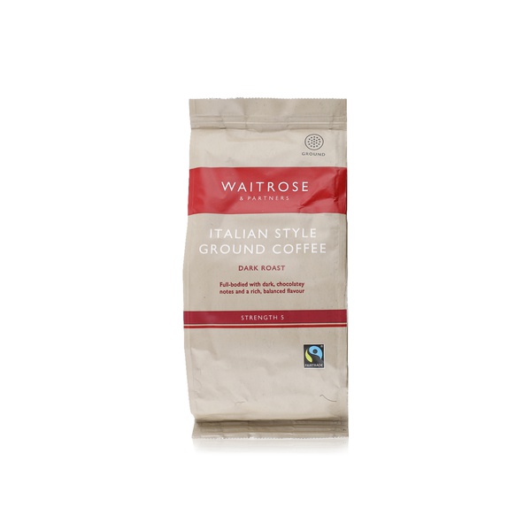 Buy Waitrose Italian style ground coffee 227g in UAE