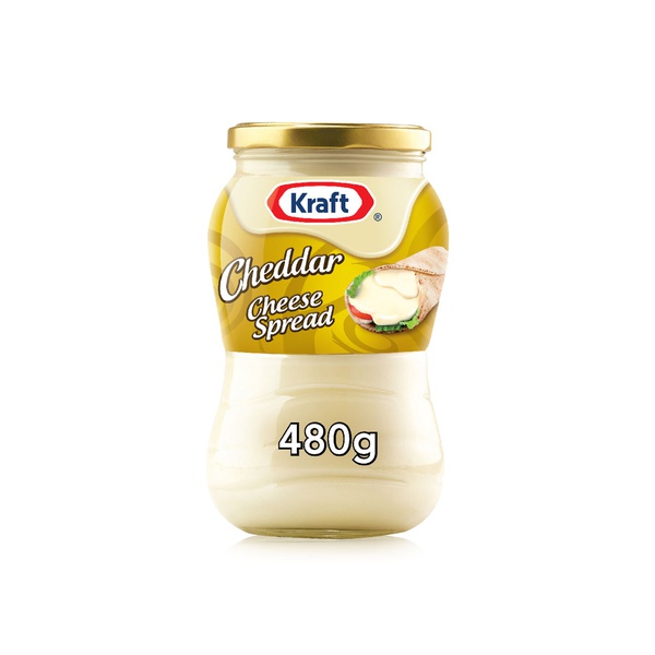 Buy Kraft cheddar cheese spread original 480g in UAE