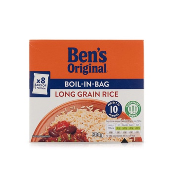 Ben's Original Boil-in-Bag Long Grain Rice 500g