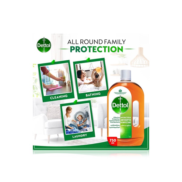 Dettol Antiseptic Antibacterial Disinfectant Liquid 750ml