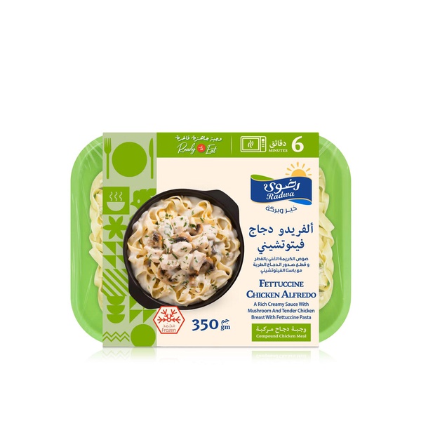 Radwa Frozen Ready to Eat Chicken Alfredo Fettuccine 350g