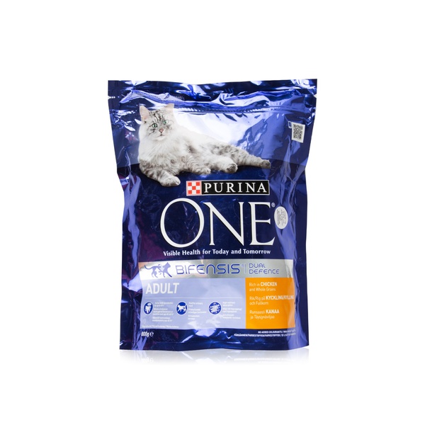 اشتري Purina One adult cat chicken & whole grain 800g في الامارات