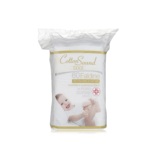 اشتري Cotton Sound rectangle cotton baby pads x60 في الامارات