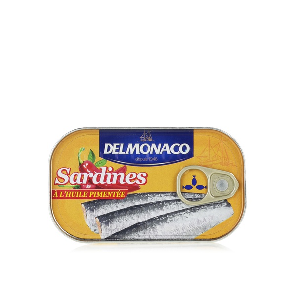 اشتري Delmonaco spicy sardines in oil 125g في الامارات