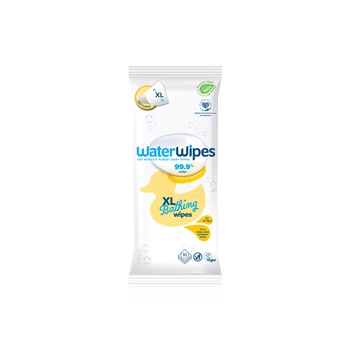 Waterwipes Plastic Free Xl Bathing, Toddler & Baby Wipes, 99.9% Water Based Wipes, Unscented, 16 Wet Wipes