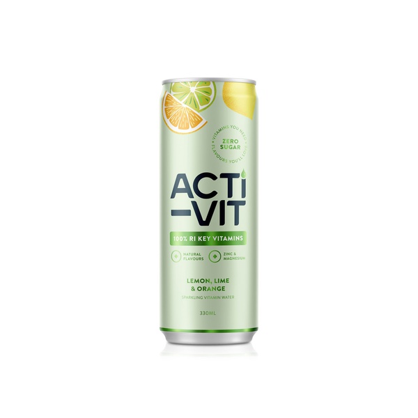 Acti-Vit Lemon Lime and Orange Sparkling Water 330ml