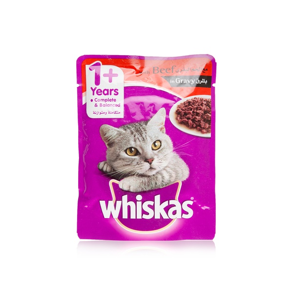 اشتري Whiskas beef in gravy 85g في الامارات