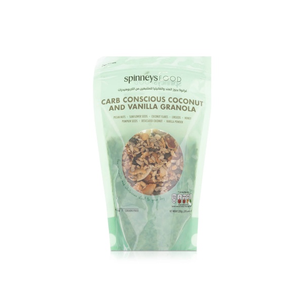 Spinneysfood Coconut Vanilla Granola 250g