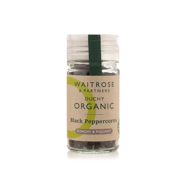 Waitrose Duchy Organic Black Peppercorns 40g