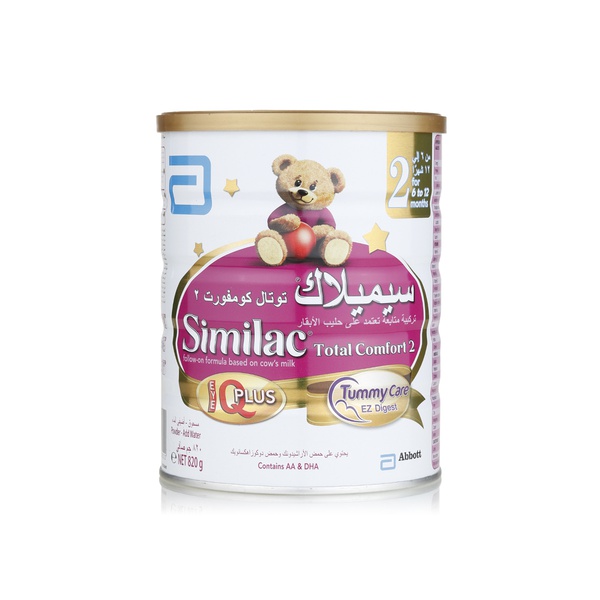 Buy Abbott Similac total comfort follow-on formula tummy care stage 2 820g in UAE