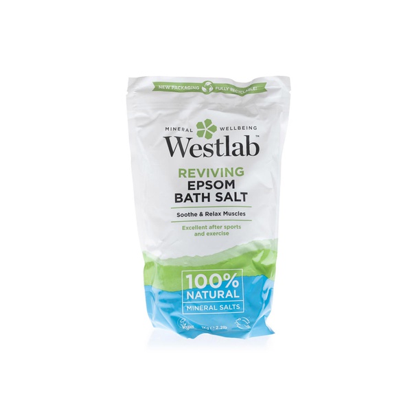 Westlab 100 pure reviving Epsom bath salts 1kg Spinneys UAE