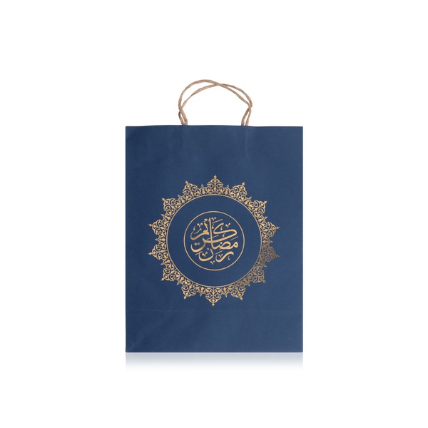 The Party Popper Ramadan Mubarak Blue and Gold Gift Bag