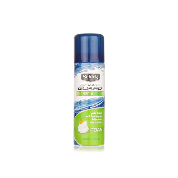 Schick Shave Guard foam sensitive lime 220ml - Spinneys UAE