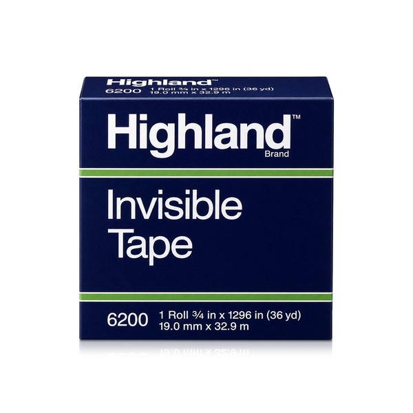 3M Highland Invisible Tape 19mm x 32.9m