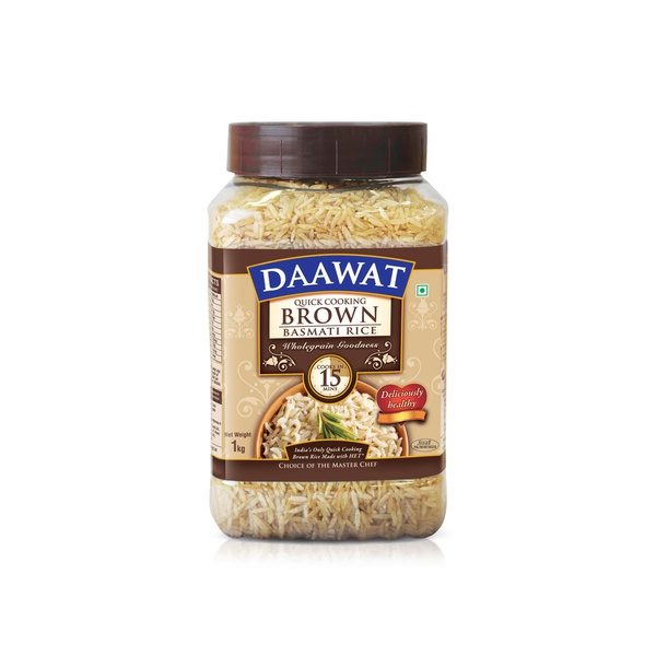 Daawat Quick Cooking Brown Basmati Rice 1kg