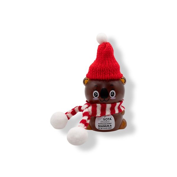 Biosota Manuka Honey MGO100+ 250g Christmas Edition Koala Girl