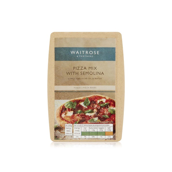 Waitrose Pizza Mix with Semolina 500g