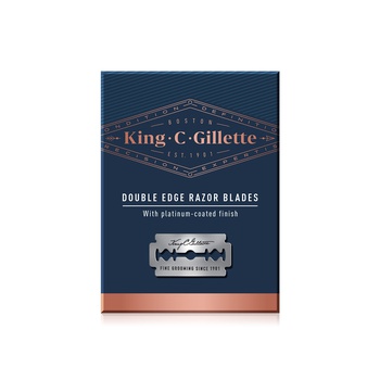 King C. Gillette Double Edge Razor Blades x 10
